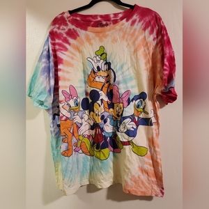 Disney Tie Dye Shirt 3x